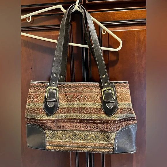 Relic By Fossil Autumn/Fall Colors Over the The Shoulder Satchel Type Purse/Bag - Picture 1 of 11